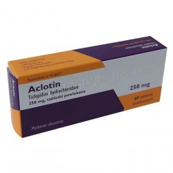 Аклотин (Тиклопидин, Тикло) 250мг 60шт в Глазове и области фото